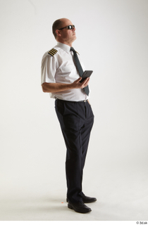 Jake Perry Pilot in Summer Uniform Pose 3 standing whole…